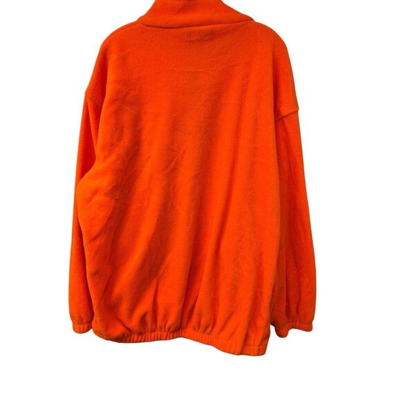 Fieldline Fleece Men’s XL Blaze Safety Orange Full Zip Jacket Polyester - Picture 6 of 8
